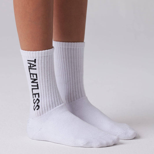 Talentless white sock